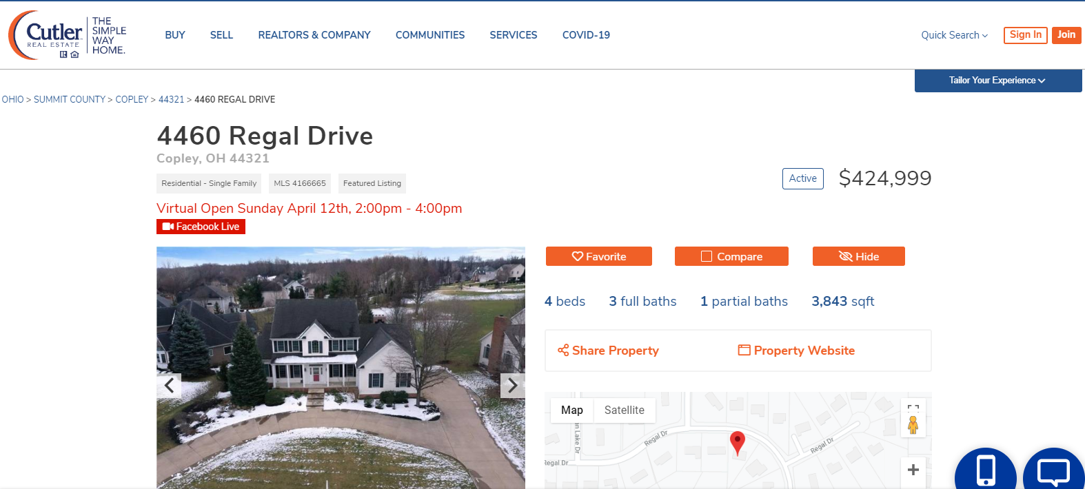 Virtual Home Tours & Open Houses Cutler Real Estate